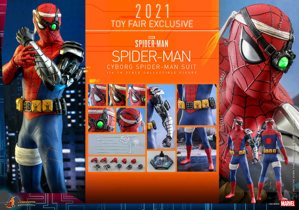 Pedido Figura Spider-Man (Cyborg Spider-Man Suit) TOY FAIR EXCLUSIVE marca Hot Toys VGM51 escala 1/6