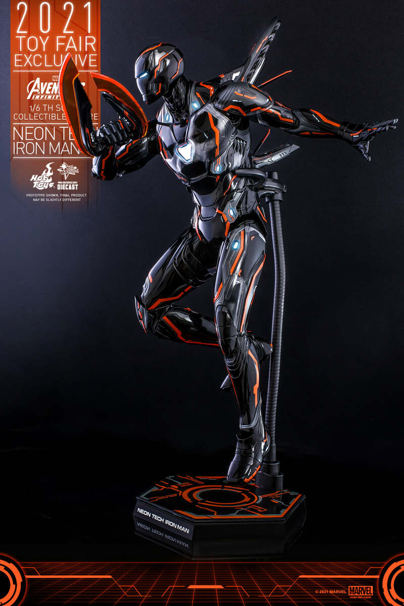 Pedido Figura Neon Tech Iron Man 4.0 - Avengers: Infinity War - TOY FAIR EXCLUSIVE marca Hot Toys MMS597D39 escala 1/6