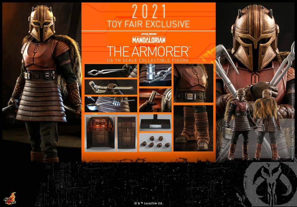 Pedido Figura The Armorer - Star Wars: The Mandalorian (Toy Fair Exclusive) marca Hot Toys TMS044 escala 1/6