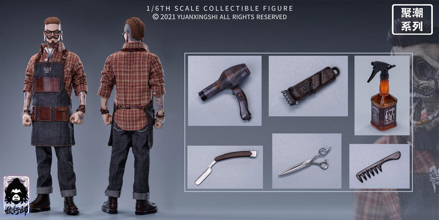 Pedido Figura Barber Shop Tony marca Yuanxingshi JC-001 escala 1/6