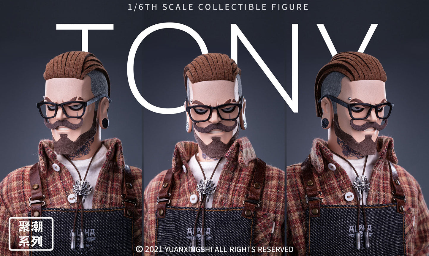 Pedido Figura Barber Shop Tony marca Yuanxingshi JC-001 escala 1/6