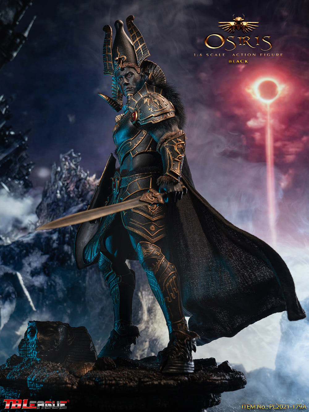 Pedido Figura Osiris (Black version) marca TBLeague PL2021-179A escala 1/6