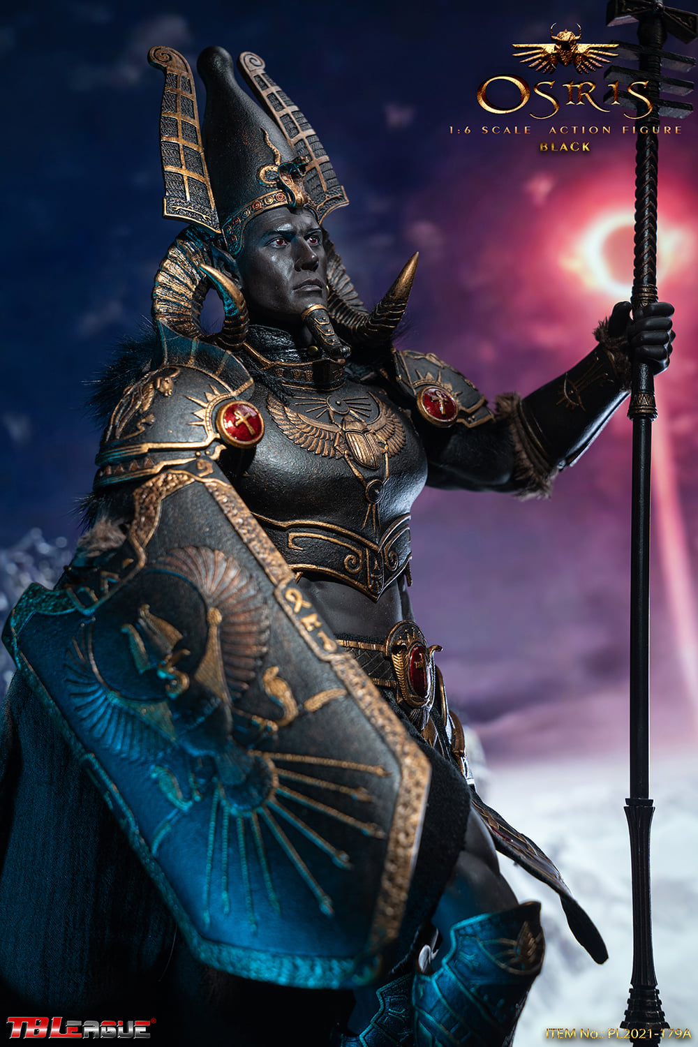 Pedido Figura Osiris (Black version) marca TBLeague PL2021-179A escala 1/6