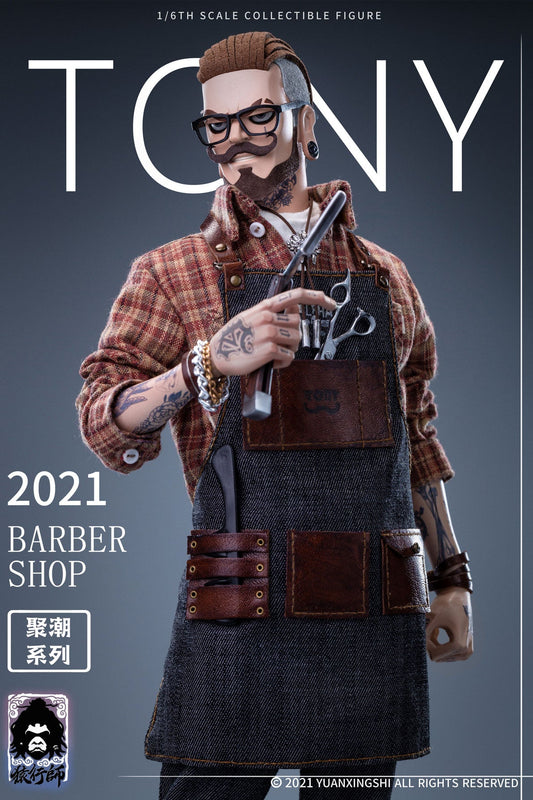 Pedido Figura Barber Shop Tony marca Yuanxingshi JC-001 escala 1/6