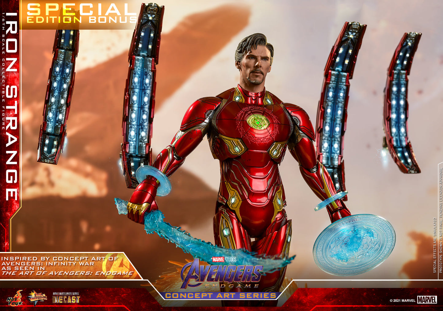 Preventa Figura Iron Strange - Avengers: Endgame (Concept Art Series) (Standard version) marca Hot Toys MMS606D41 escala 1/6