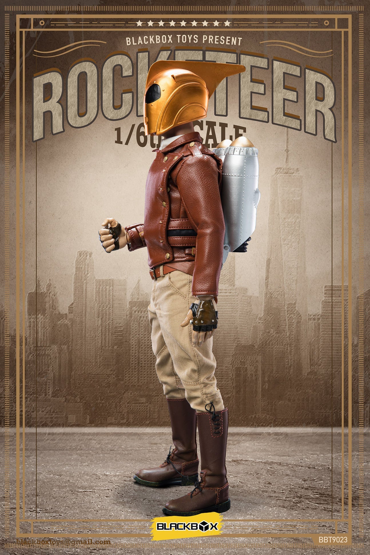 Pedido Figura Rocket Man - Guess Me Series (Deluxe version) marca Blackbox BBT9023B escala 1/6