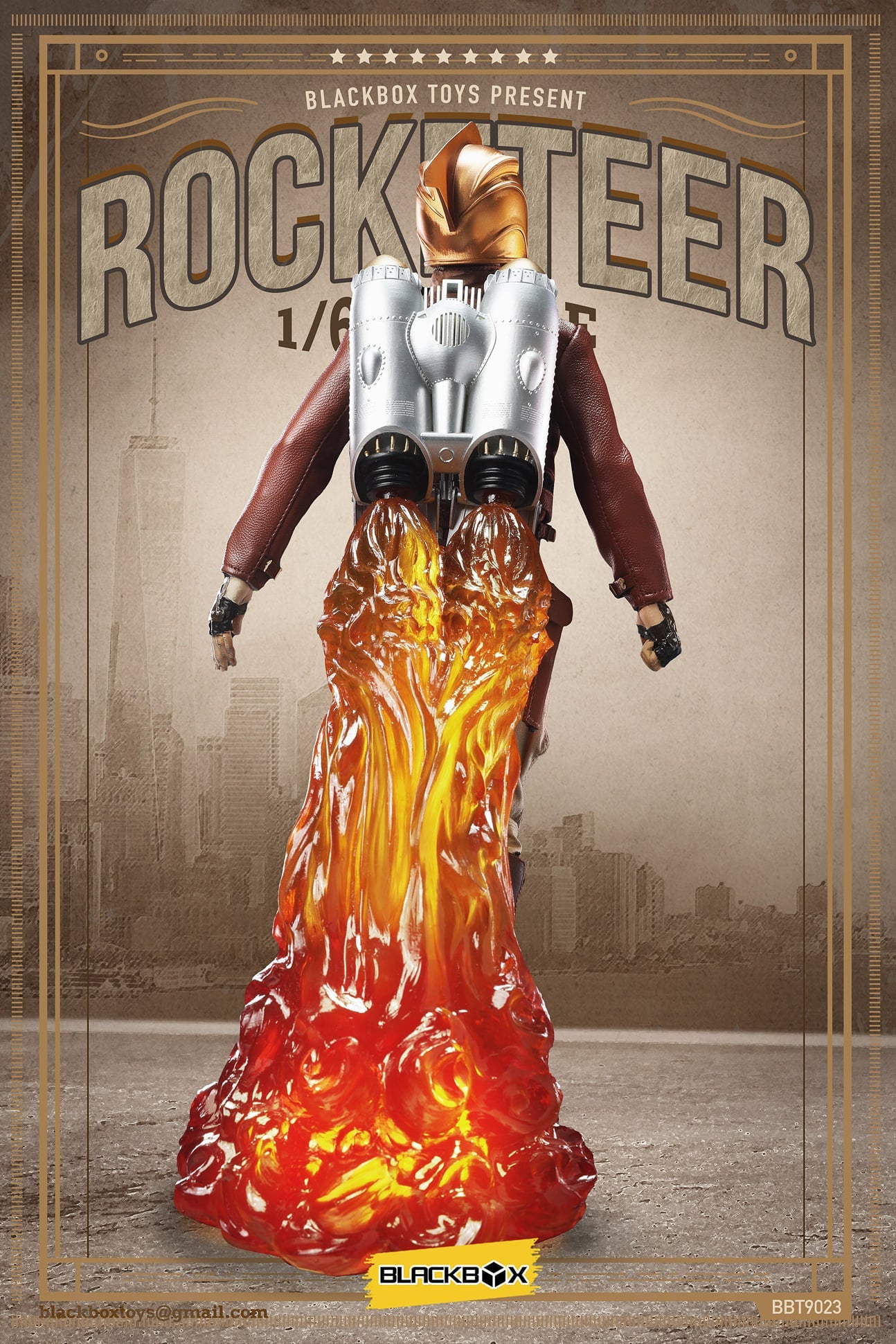 Pedido Figura Rocket Man - Guess Me Series (Deluxe version) marca Blackbox BBT9023B escala 1/6