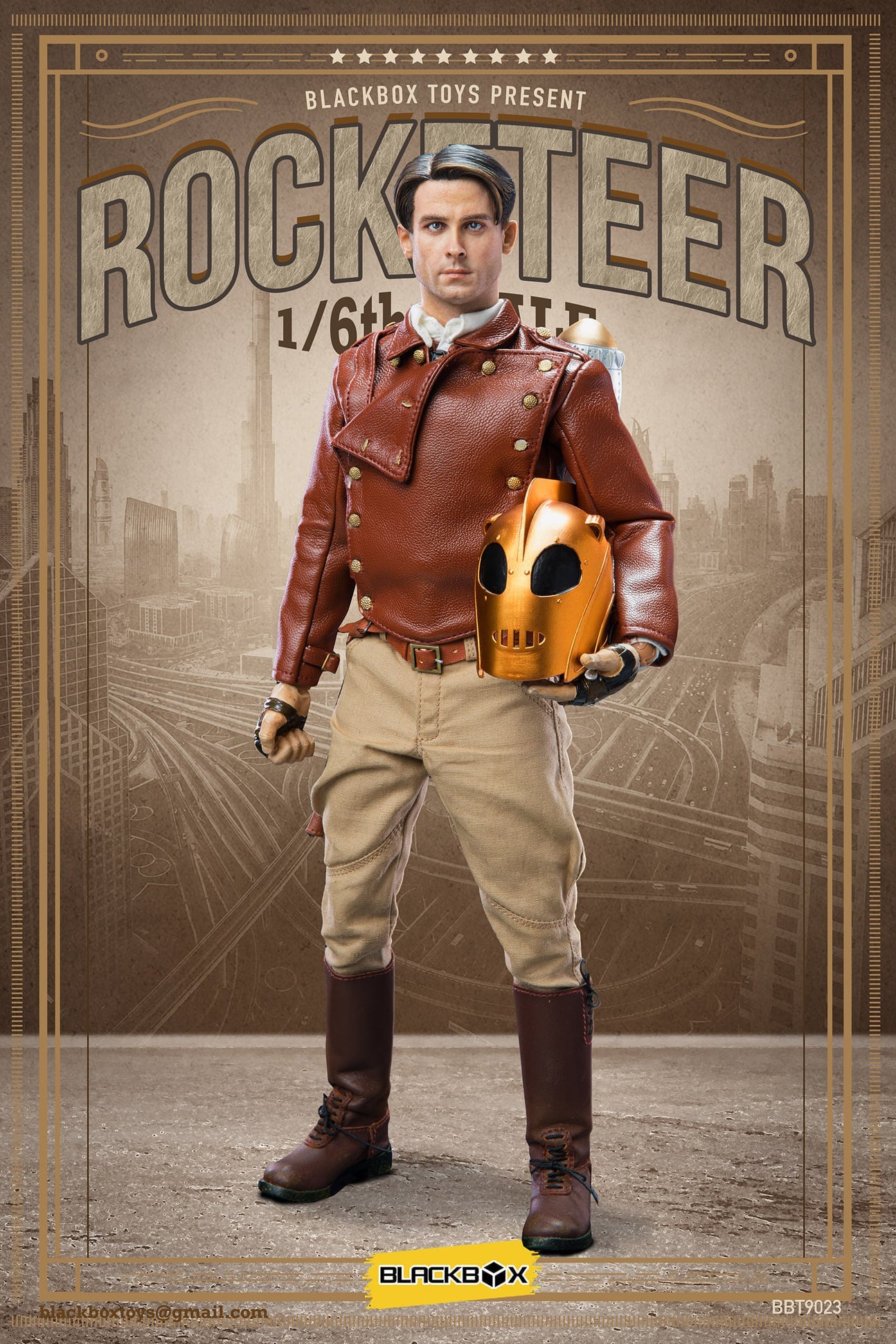 Pedido Figura Rocket Man - Guess Me Series (standard version) marca Blackbox BBT9023A escala 1/6
