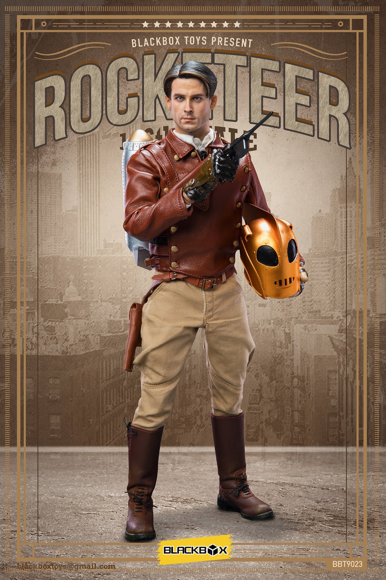 Pedido Figura Rocket Man - Guess Me Series (standard version) marca Blackbox BBT9023A escala 1/6