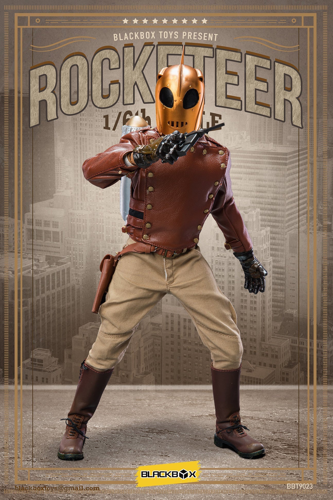 Pedido Figura Rocket Man - Guess Me Series (Deluxe version) marca Blackbox BBT9023B escala 1/6