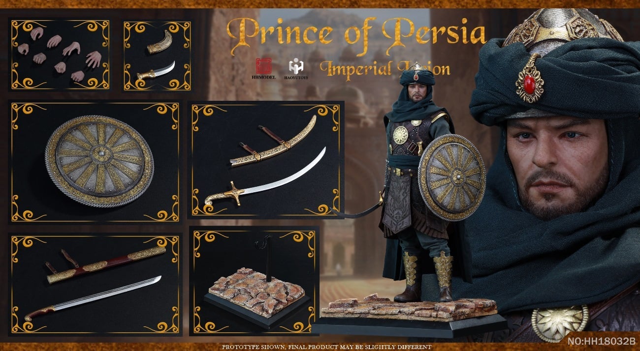 Pedido Figura Prince of Persia (2 versiones) marca HaoYuToys HH18032A-B escala 1/6