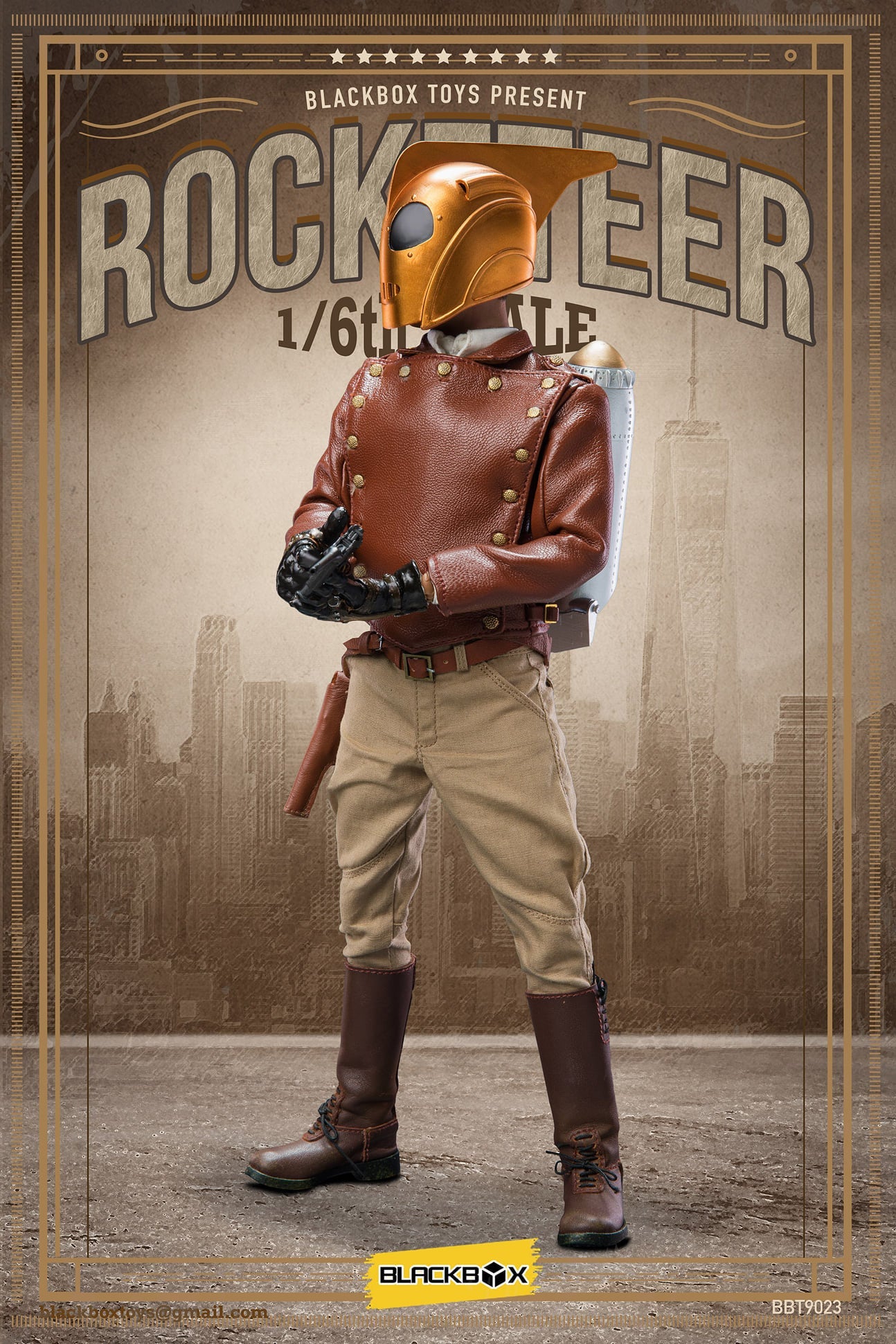 Pedido Figura Rocket Man - Guess Me Series (Deluxe version) marca Blackbox BBT9023B escala 1/6