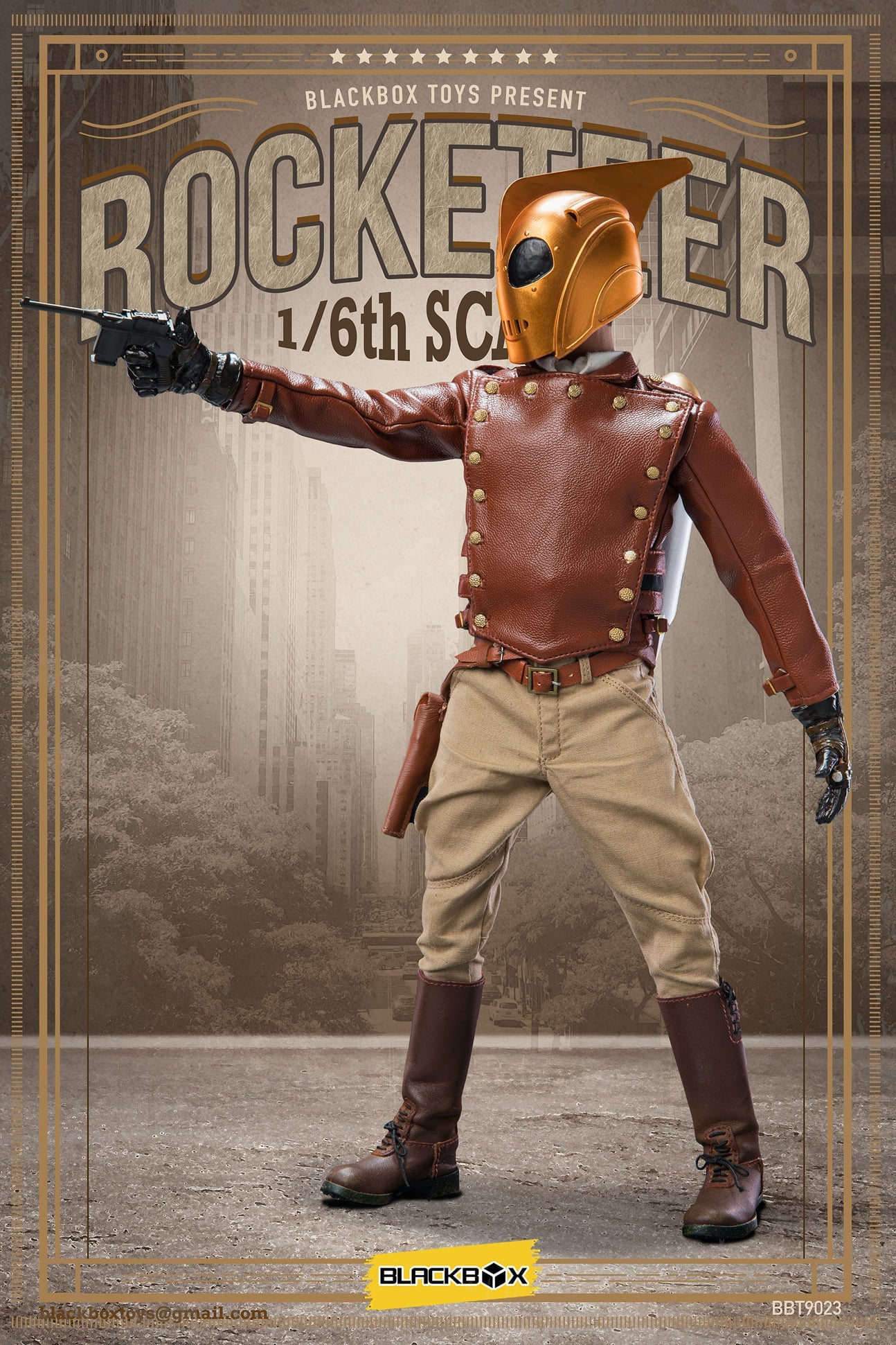 Pedido Figura Rocket Man - Guess Me Series (Deluxe version) marca Blackbox BBT9023B escala 1/6