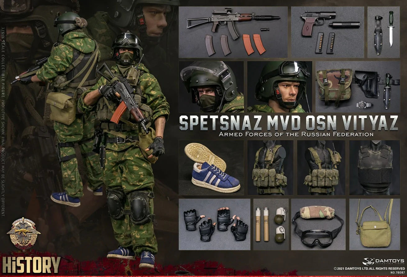 Pedido Figura SPETSNAZ MVD VV OSN Vityaz marca Damtoys 78087 escala 1/6