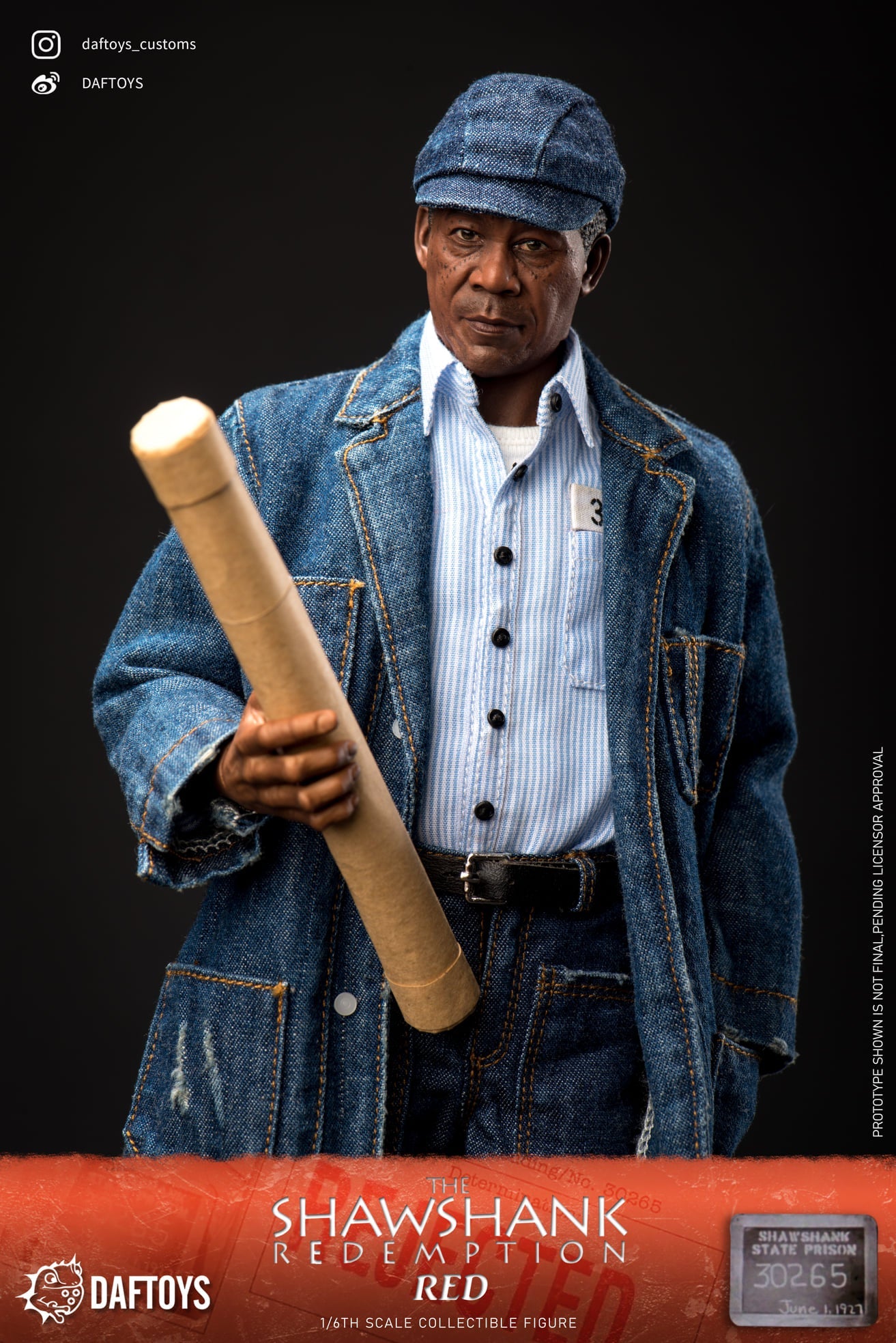 Pedido Figura Shawshank Red marca Daftoys F020 escala 1/6