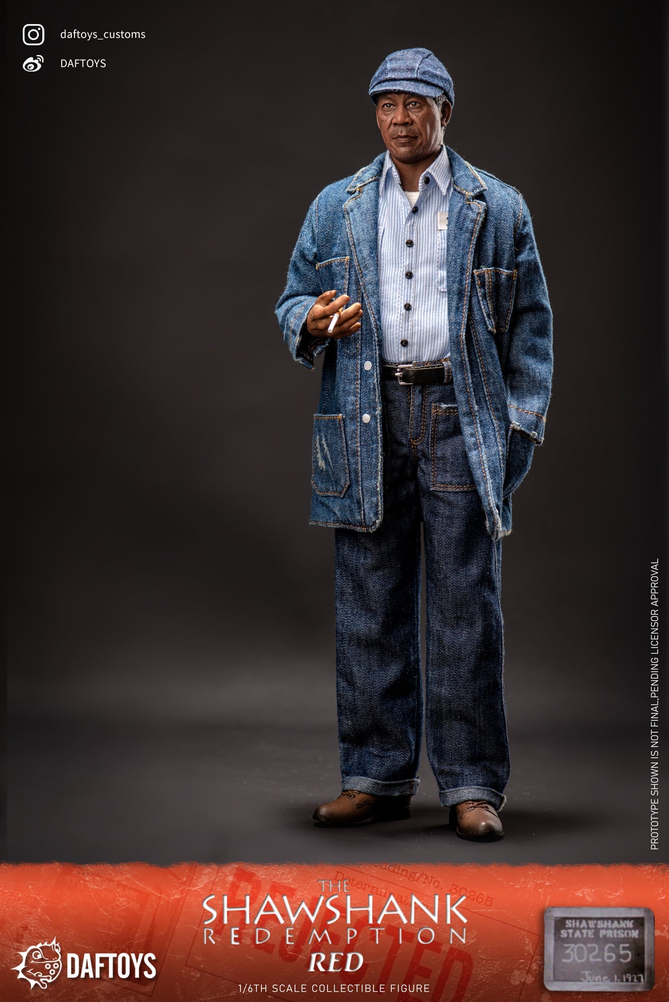Pedido Figura Shawshank Red marca Daftoys F020 escala 1/6