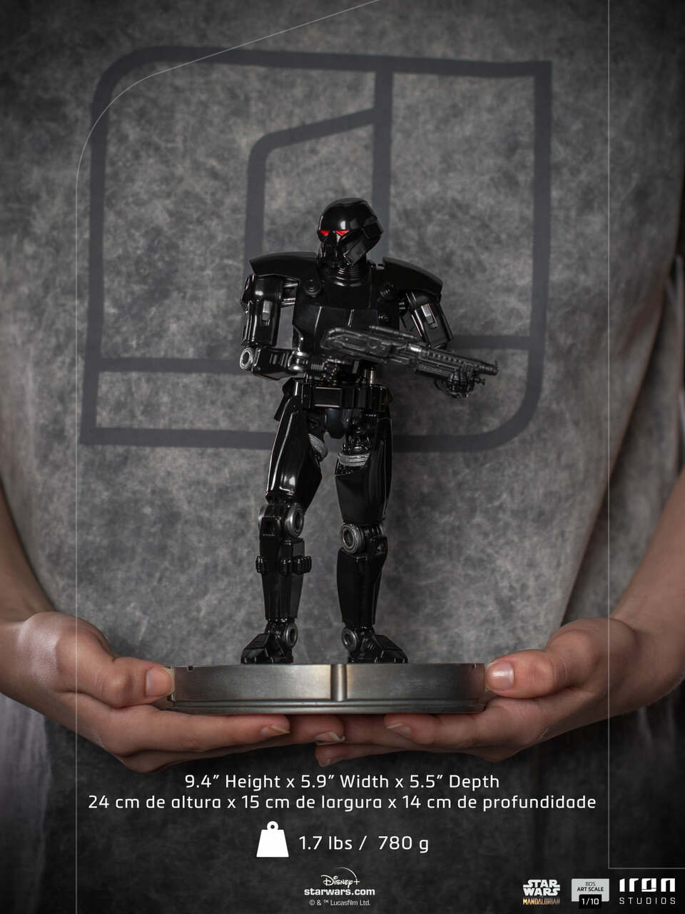 Pedido Estatua Dark Trooper - The Mandalorian marca Iron Studios BDS escala de arte 1/10