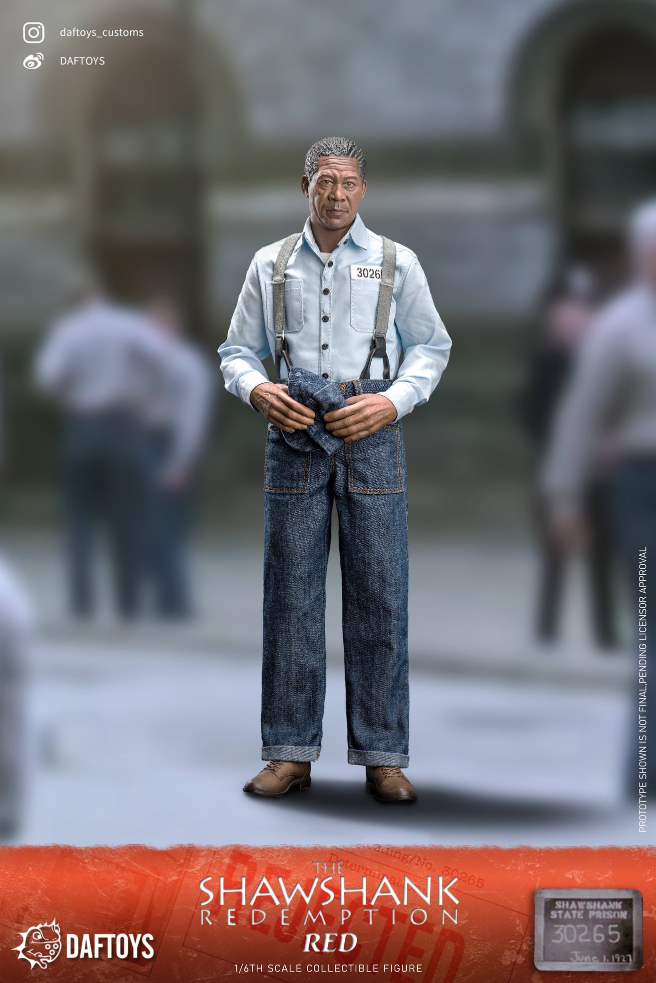 Pedido Figura Shawshank Red marca Daftoys F020 escala 1/6