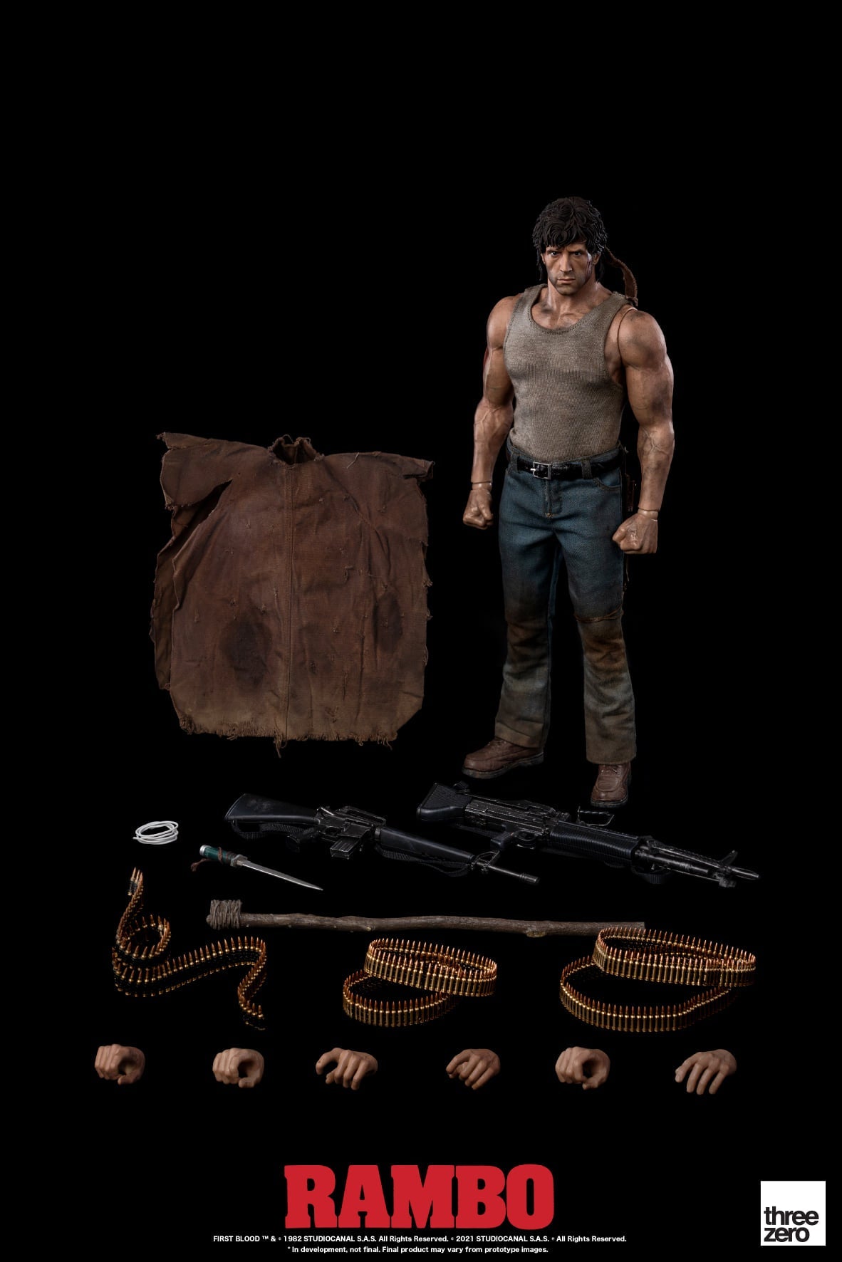 Pedido Figura John Rambo - Rambo: First Blood marca Threezero 3Z0288 escala 1/6