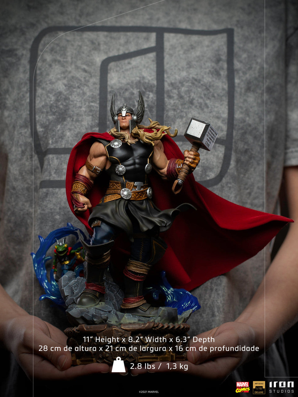 Pedido Estatua Thor Unleashed Deluxe - Limited Edition - Marvel Comics marca Iron Studios escala de arte 1/10