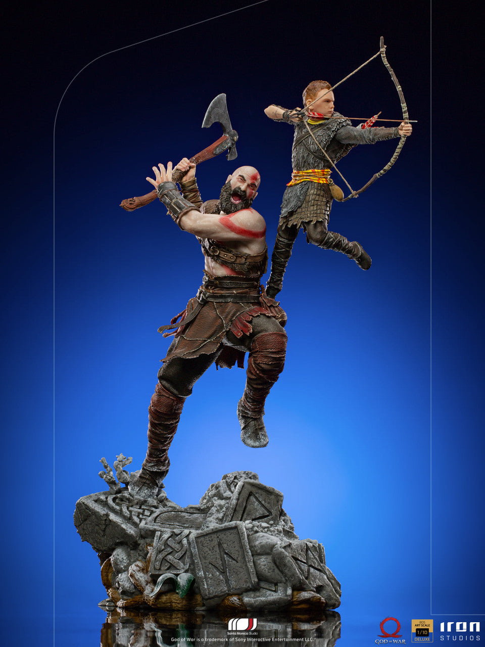 Pedido Estatua Kratos & Atreus - God of War - Battle Diorama Series (BDS) Limited Edition marca Iron Studios escala de arte 1/10