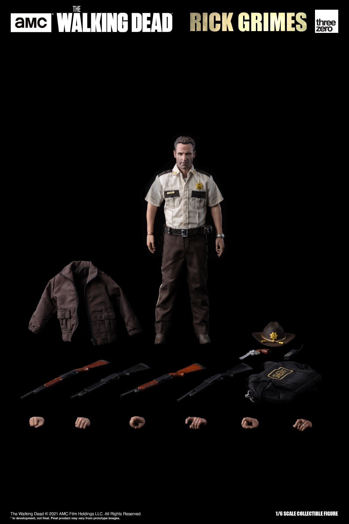 Pedido Figura Rick Grimes (Season 1) - The Walking Dead marca Threezero 3Z0145 escala 1/6