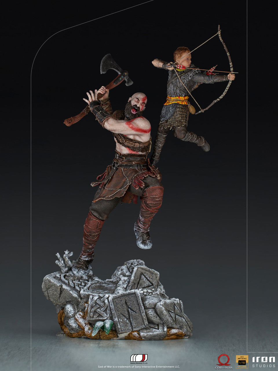 Pedido Estatua Kratos & Atreus - God of War - Battle Diorama Series (BDS) Limited Edition marca Iron Studios escala de arte 1/10