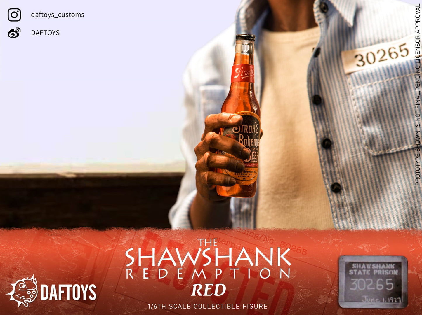 Pedido Figura Shawshank Red marca Daftoys F020 escala 1/6
