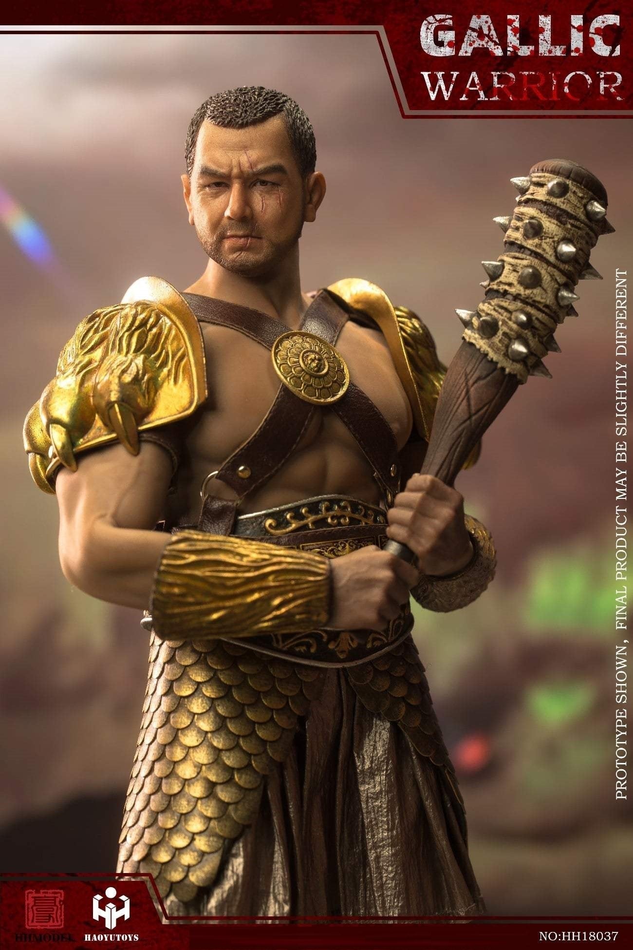 Pedido Figura (limitado) Gaul Warrior (Golden version) marca Haoyutoys HH18036B escala 1/6