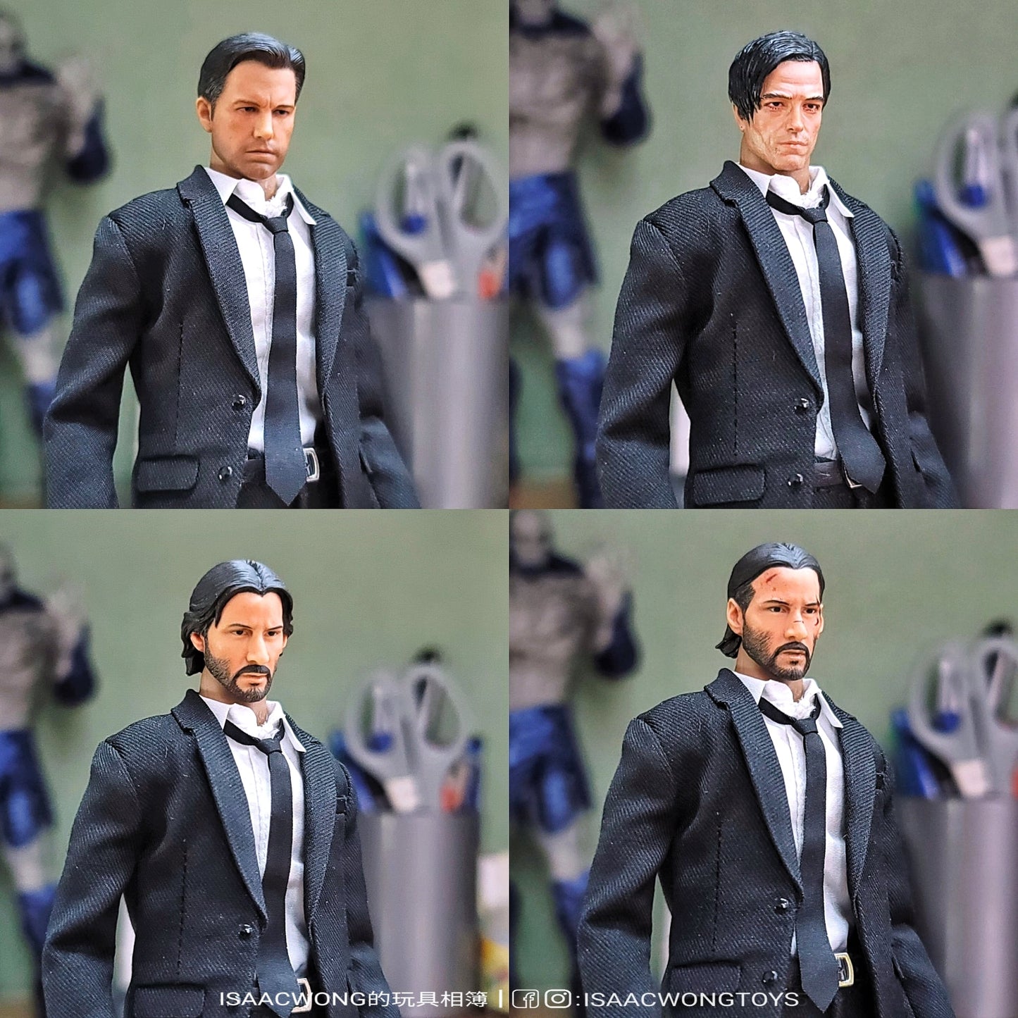 Figura Logan traje negro marca Nota Studio escala pequeña 1/12