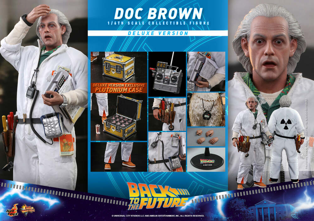Pedido Figura Doc Brown (Deluxe version) - Back to The Future marca Hot Toys MMS610 escala 1/6