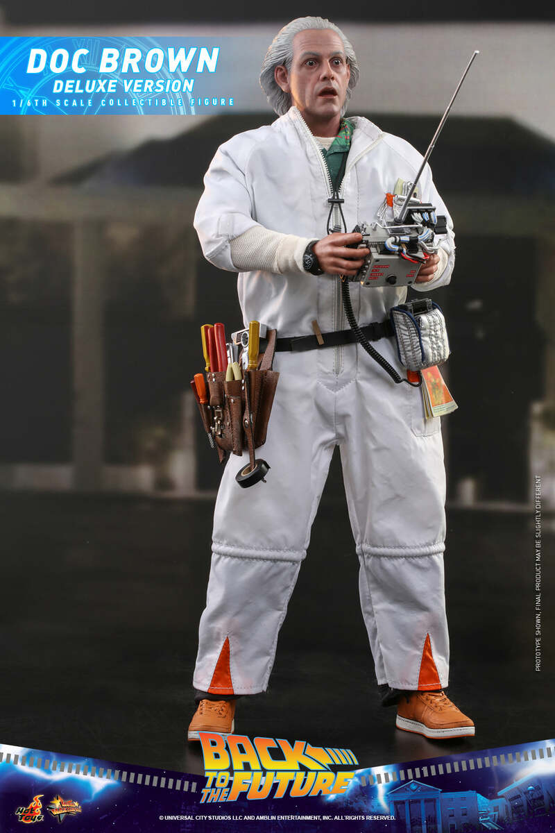 Pedido Figura Doc Brown (Deluxe version) - Back to The Future marca Hot Toys MMS610 escala 1/6