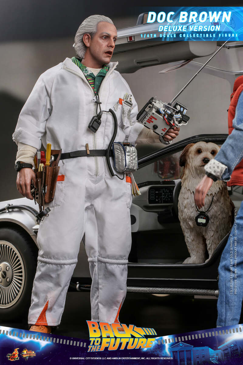 Pedido Figura Doc Brown (Deluxe version) - Back to The Future marca Hot Toys MMS610 escala 1/6