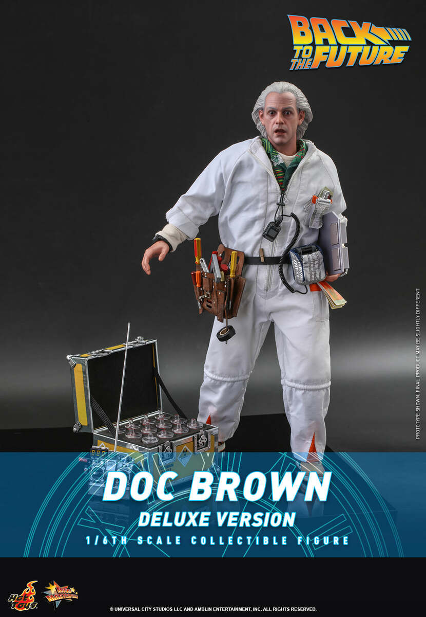 Pedido Figura Doc Brown (Deluxe version) - Back to The Future marca Hot Toys MMS610 escala 1/6