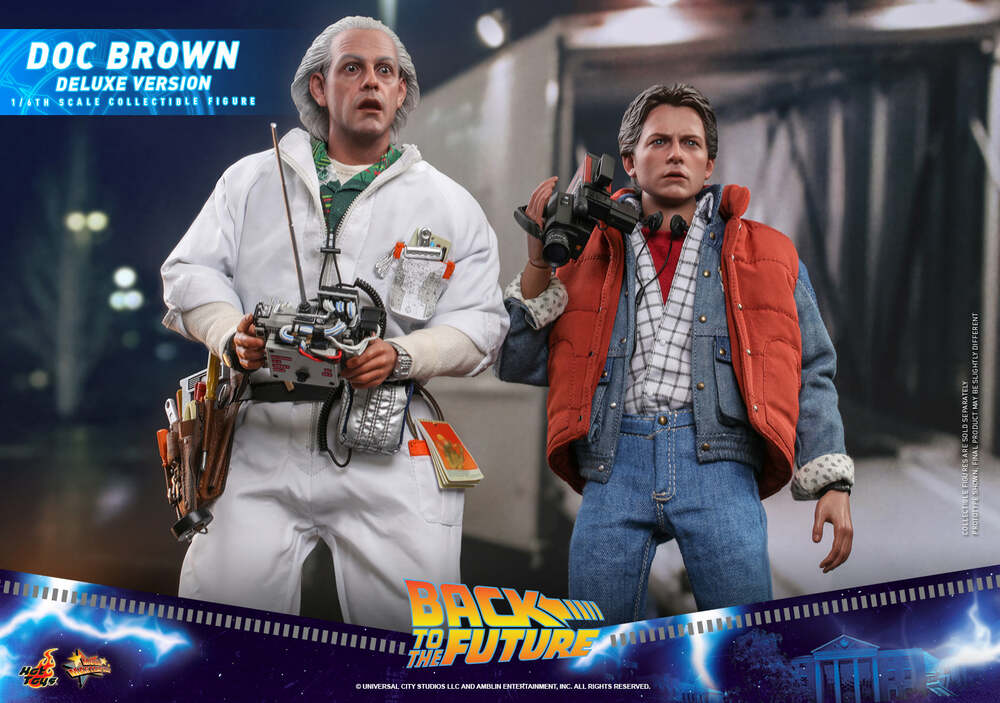 Pedido Figura Doc Brown (Deluxe version) - Back to The Future marca Hot Toys MMS610 escala 1/6
