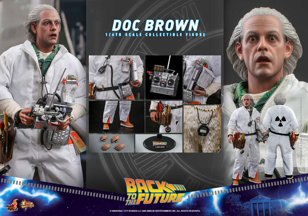 Pedido Figura Doc Brown - Back to The Future marca Hot Toys MMS609 escala 1/6