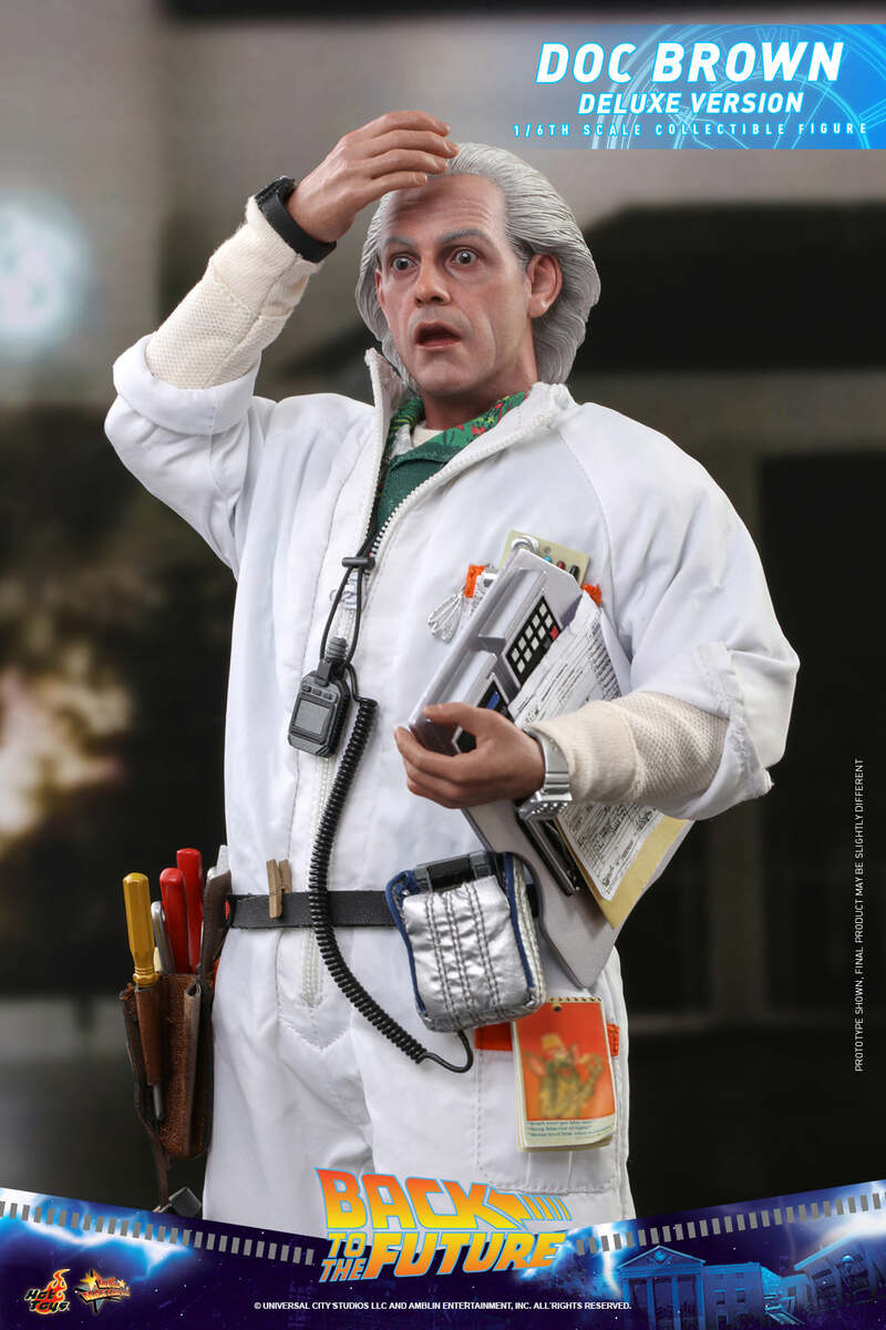 Pedido Figura Doc Brown (Deluxe version) - Back to The Future marca Hot Toys MMS610 escala 1/6
