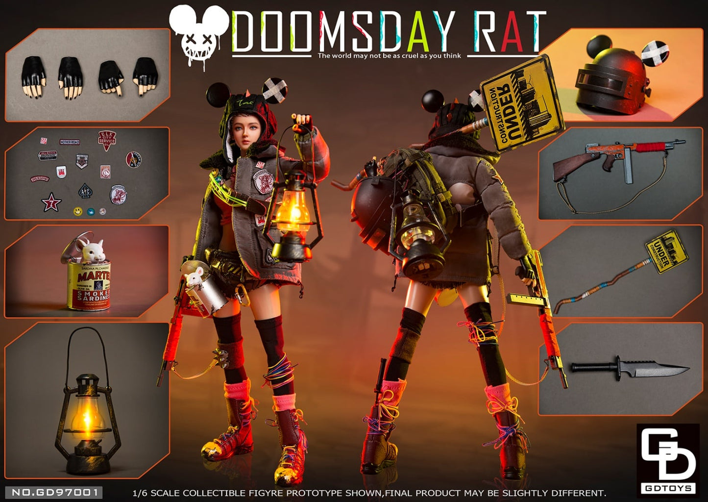 Pedido Figura Doomsday Rat marca GDToys GD97001 escala 1/6