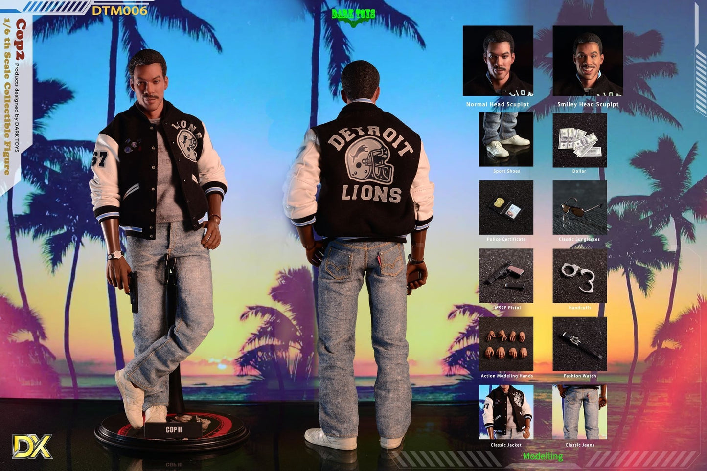 Pedido Figura Bad Cop II (DX version) marca Dark Toys DTM006 escala 1/6