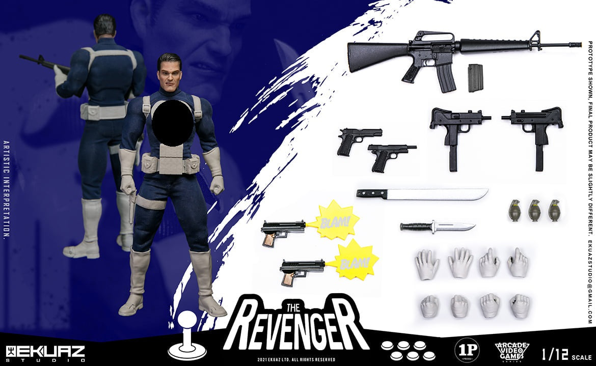 Pedido Figura The Revenger marca Ekuaz Studio EKS06 escala pequeña 1/12