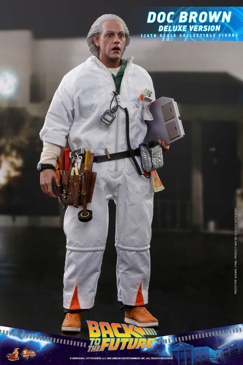Pedido Figura Doc Brown (Deluxe version) - Back to The Future marca Hot Toys MMS610 escala 1/6