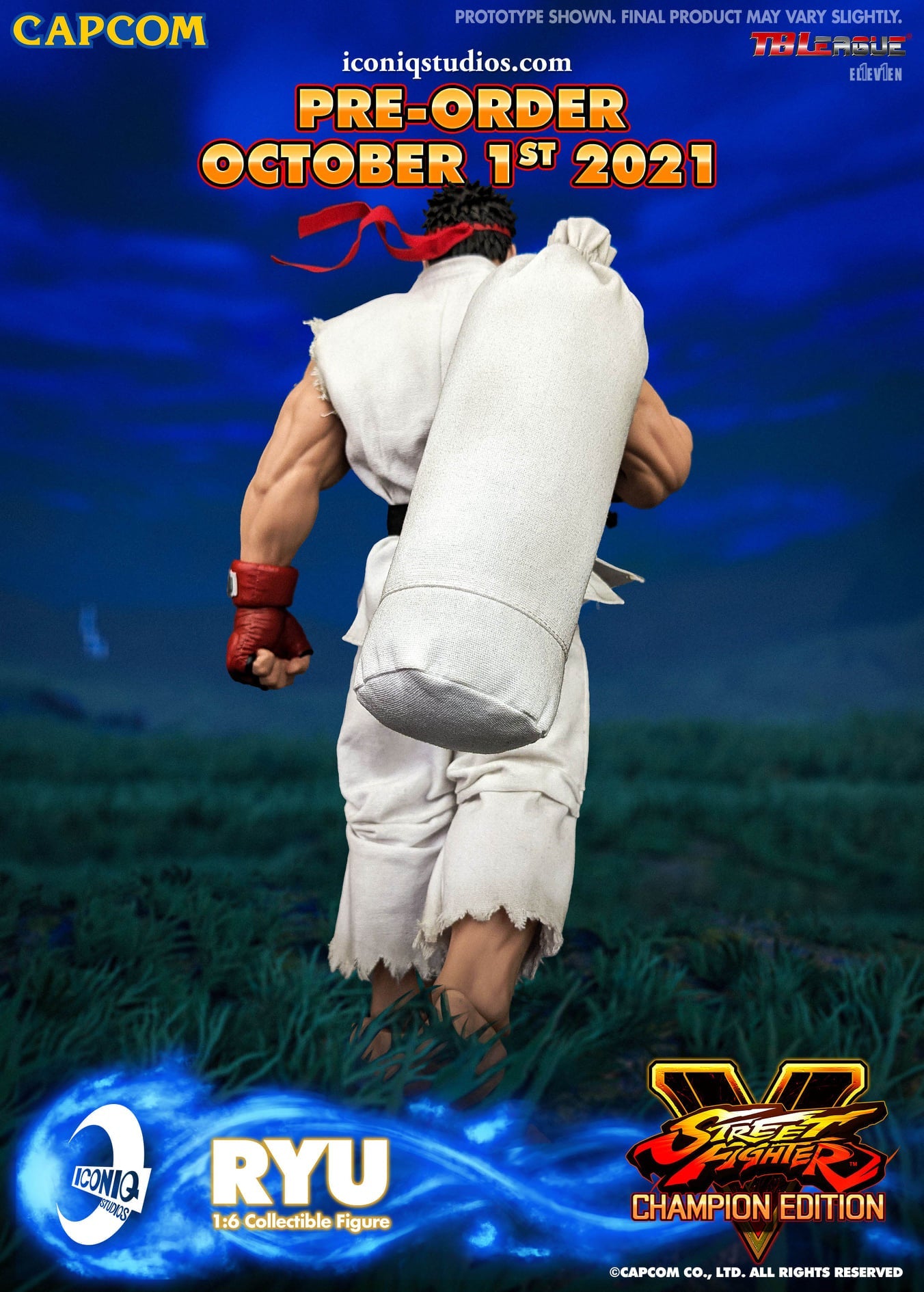 Pedido Figura RYU - Street Fighter V marca Iconiq Studios IQGS-01 escala 1/6