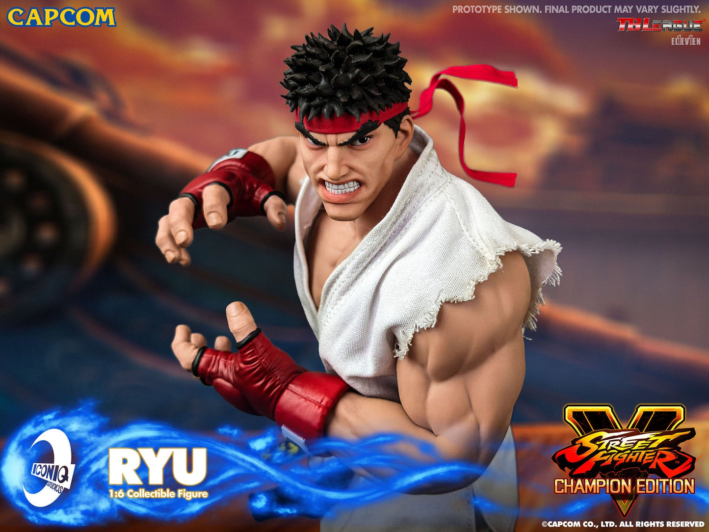 Pedido Figura RYU - Street Fighter V marca Iconiq Studios IQGS-01 escala 1/6