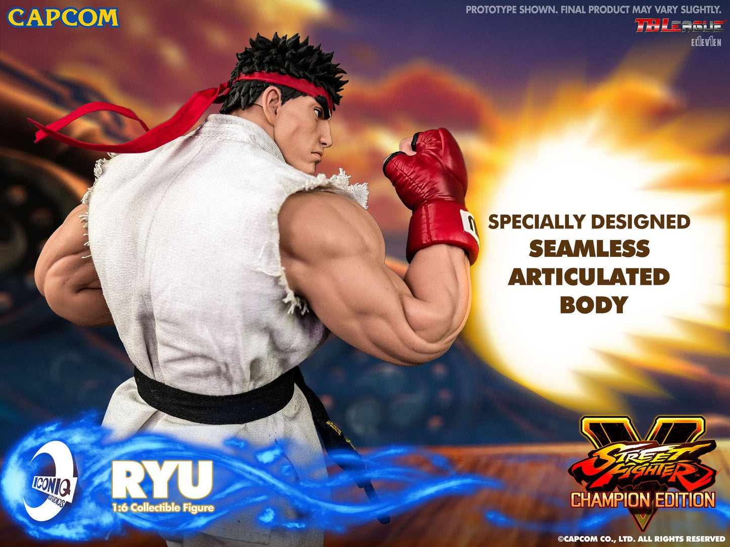 Pedido Figura RYU - Street Fighter V marca Iconiq Studios IQGS-01 escala 1/6