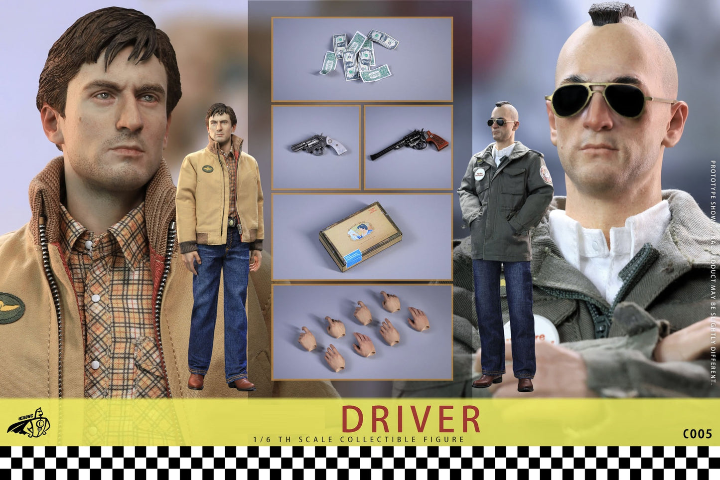 Preventa Figuras Driver (Set doble) marca Chong C005 escala 1/6