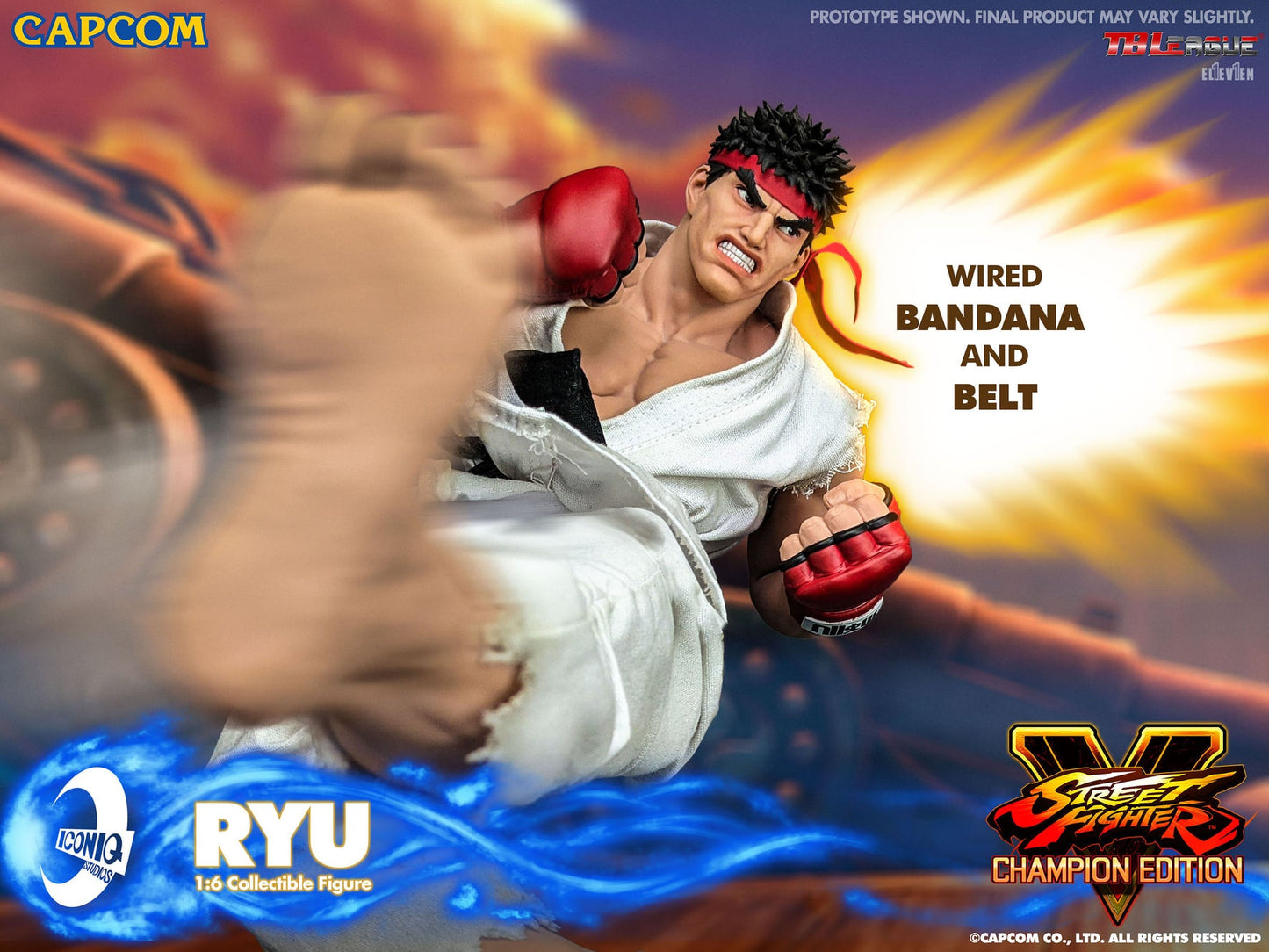 Pedido Figura RYU - Street Fighter V marca Iconiq Studios IQGS-01 escala 1/6