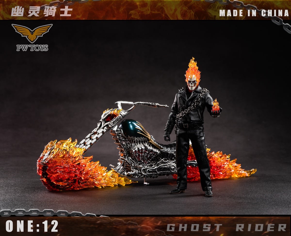 Pedido Vehículo Motocicleta / The Hell Bike marca PWTOYS PW2021 escala pequeña 1/12