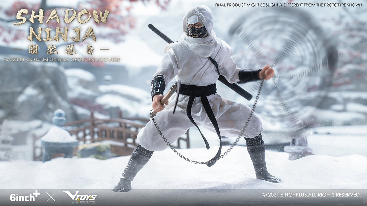 Pedido Figuras Shadow Ninja (3 versiones) marca 6Inch x VToys SN001-2-3 escala pequeña 1/12