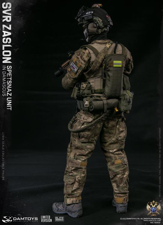 Preventa Figura SVR Zaslon in Damascus (Limited Version) - Russian Spetsnaz Unit marca Damtoys 78093F escala 1/6