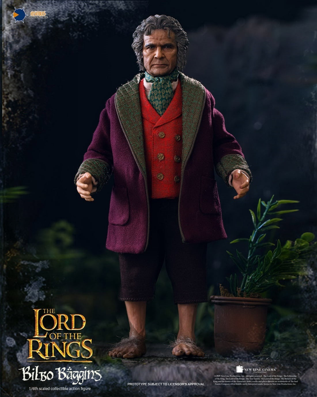 Pedido Figura Bilbo Baggins (old) - The Lord of the Rings marca Asmus Toys LOTR031 escala 1/6